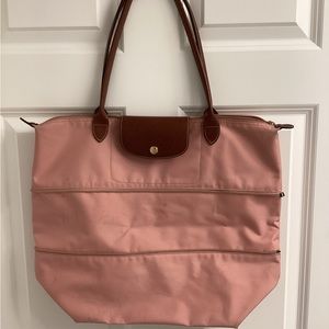 Longchamp Le Pliage Expandable tote Pink